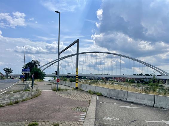 Heraanleg fietspaden oude brug - Beringen