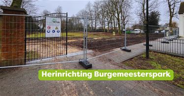 Herinrichting Burgemeesterspark in volle gang - Lommel