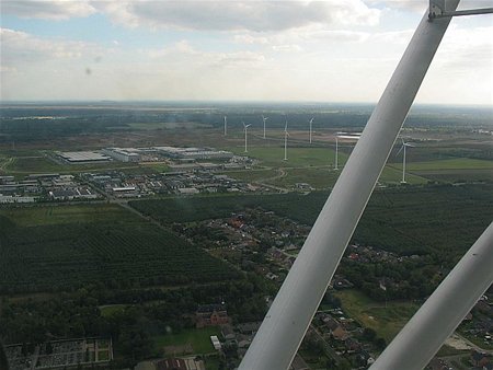 Het Kristalpark vanuit de lucht - Lommel