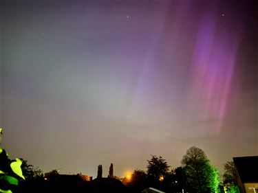 Het noorderlicht boven Noord-Limburg