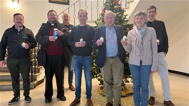 Het Vredeslicht breed verspreid - Hamont-Achel