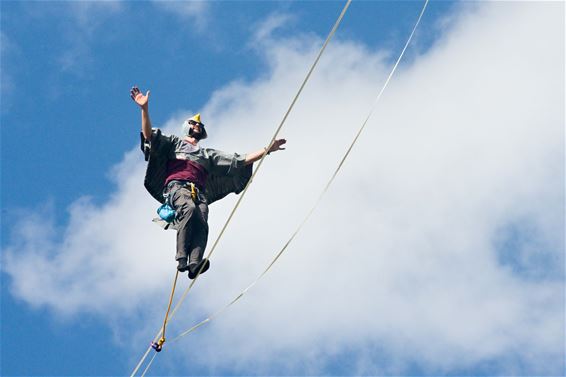 Highliners stelen de (duiven)show - Beringen