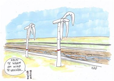 Hitte funest voor windturbines - Pelt