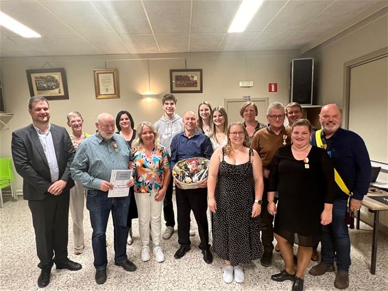 Huldigingen bij Koninklijke fanfare Sint-Eligius - Lommel