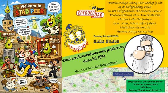 Humor troef op Erfgoeddag in Peer - Peer