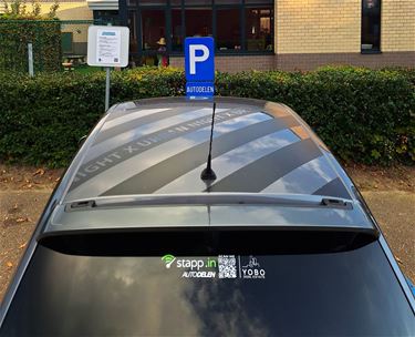 Infomoment over deelwagen in Grote-Brogel - Peer