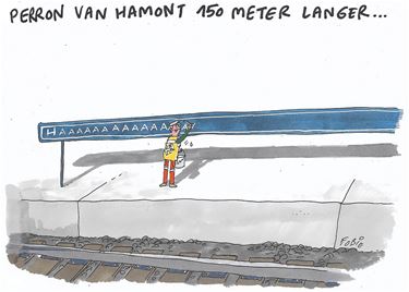 Hamont-Achel - Verlenging perron station Hamont