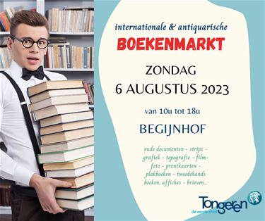 Internationale boekenmarkt op 6 augustus - Tongeren