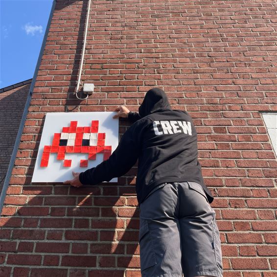 Invader op WICO Campus Hamont - Hamont-Achel