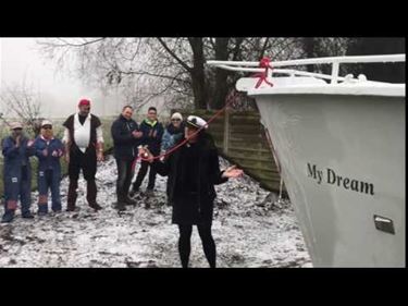 Inwijding boot De Witte Merel - Beringen