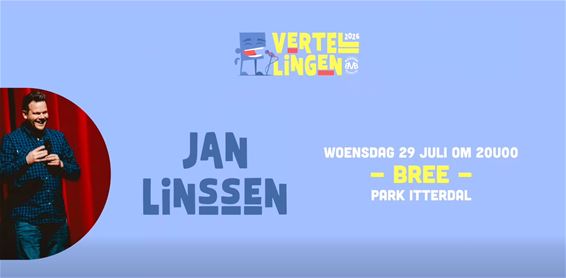 Jan Linssen brengt TVL Vertellingen naar Bree - Bree