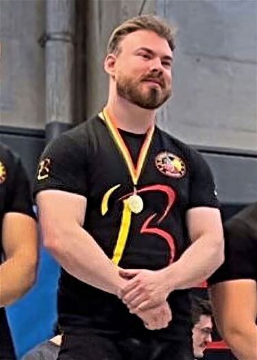 Jonathan Celis Belgisch kampioen powerliften