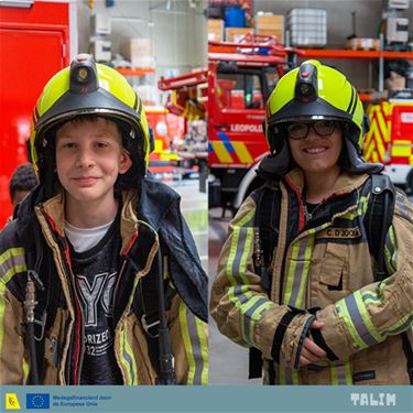 Jongeren TALim Beringen bezoeken brandweer - Beringen & Leopoldsburg