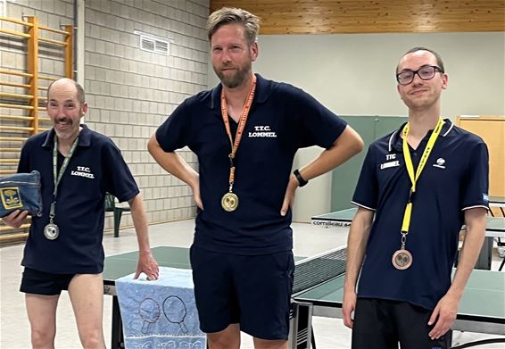 Joris Schols wint clubkampioenschap tafeltennis - Lommel