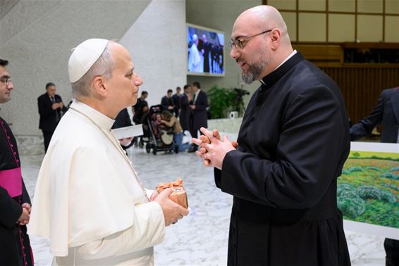 Kampse pastoor op audiëntie bij paus Leo XIV - Leopoldsburg