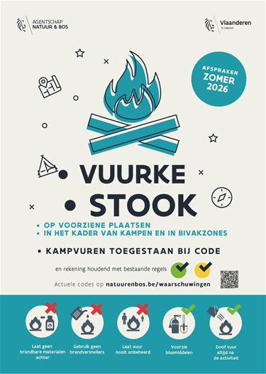 Kampvuur op kamp? Volg de regels - Bree