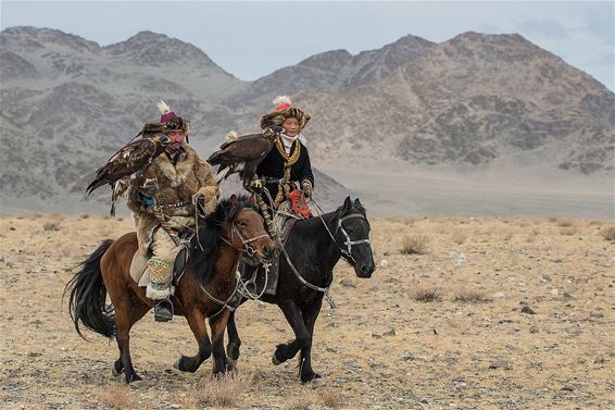 Kazakse arendjagers in Mongolië - Lommel