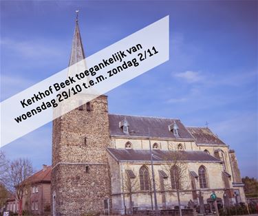 Kerkhof Beek tijdelijk toegankelijk