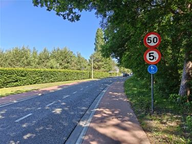 Kerkhovenweg: 50km/u als testfase - Leopoldsburg