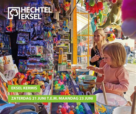 Kermisplezier in Eksel van 21 tot 23 juni