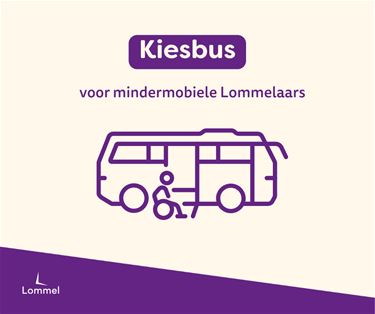 Kiesbus voor minder mobiele mensen - Lommel