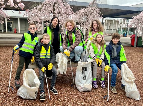 Kindergemeenteraad tegen zwerfvuil - Beringen