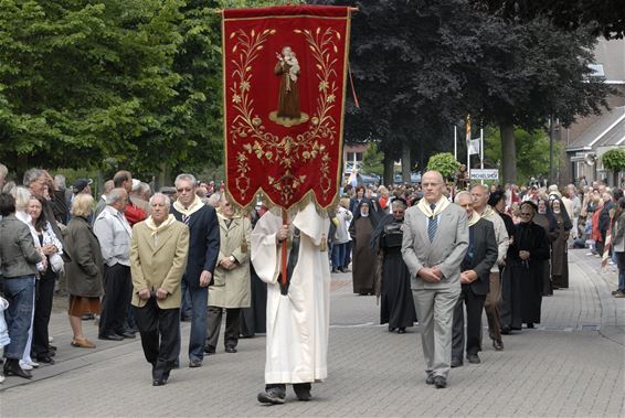 Koerswijzing voor de Antoniusprocessie - Hamont-Achel