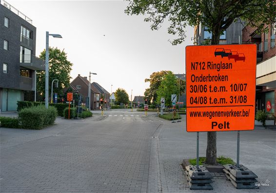 Kruispunt opnieuw afgesloten - Pelt