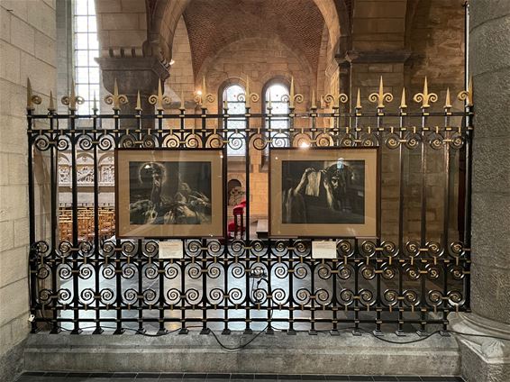 Kruisweg van Camerlinckx in de kerk - Leopoldsburg