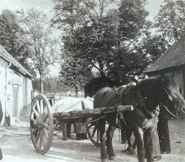 Laatste begrafenis met paard en kar - Oudsbergen