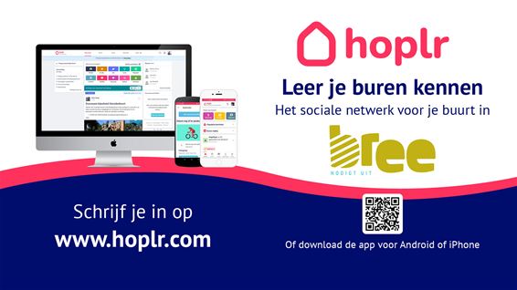 Bree - Leer je buren kennen met Hoplr