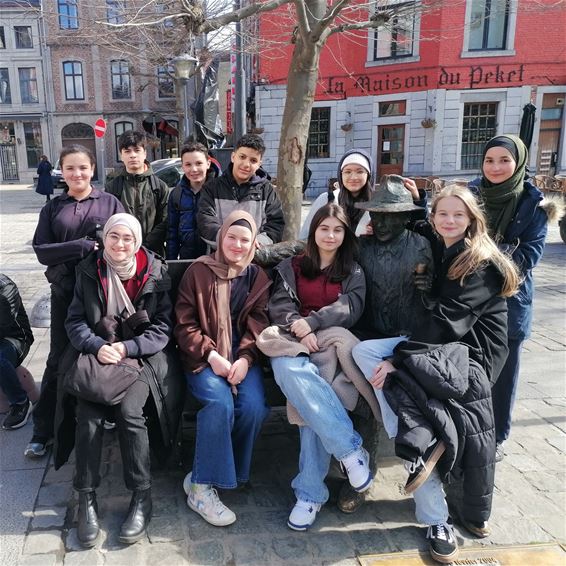 Leerlingen Lucernacollege op taalexcursie - Houthalen-Helchteren