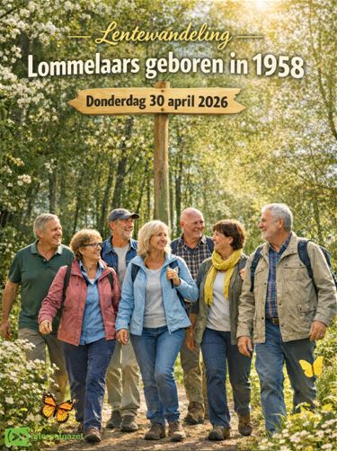 Lentewandeling voor Lommelaars geboren in 1958 - Lommel