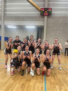 Basketmeisjes M19A op titelkoers - Lommel