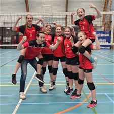 Meisjes U13B Lovoc winnen van Pelt - Lommel