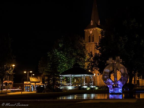 Mooie avondfoto, gemaakt op de negende slag!