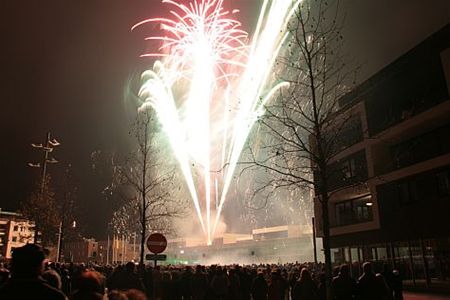 Mooie vuurwerkshow in oudejaarsnacht - Lommel