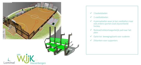 Multifunctioneel sportveld voor Heeserbergen - Lommel