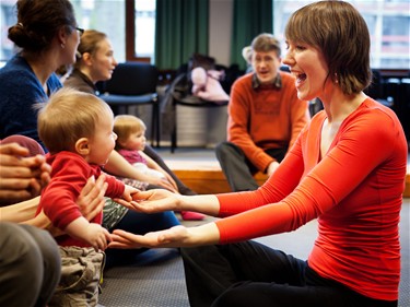 Muzikale workshops voor baby's en peuters