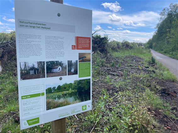 Natuurherstel aan Melkpad hervat na bouwverlof - Beringen