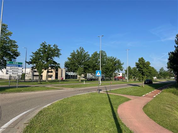 Nieuw fietspad Kasteletsingel - Beringen