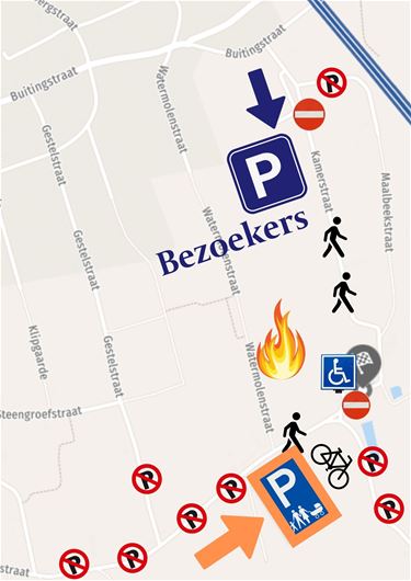 Nieuwe parking voor kerstboomverbranding - Beringen