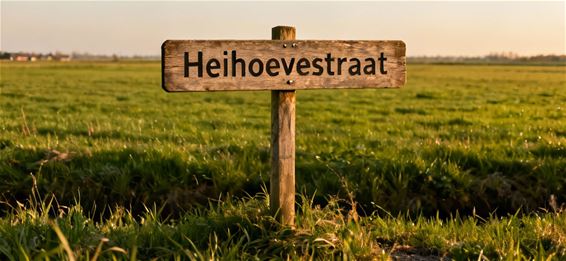 Nieuwe straat krijgt naam Heihoevestraat - Oudsbergen