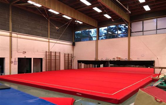 Nieuwe turnvloer in sporthal - Beringen