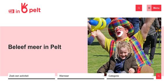 Nieuwe website ‘UiT in Pelt’ - Pelt