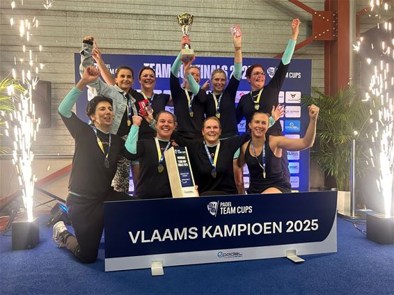 NTPC-dames Vlaams kampioen interclub 40+ - Pelt