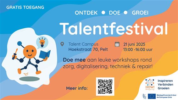 Ontdek je talent op het allereerste Talentfestival - Pelt