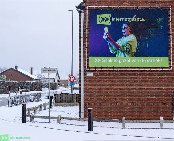 Opgelet ter hoogte van het Donkelstraatje