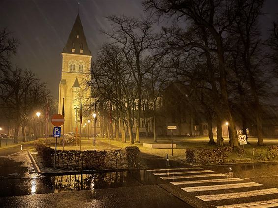 Opgelet voor sneeuw of sneeuwregen - Leopoldsburg