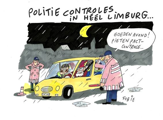 Overal politiecontroles dit weekend